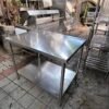 Meja stainless 2 susun uk 100×70×83
