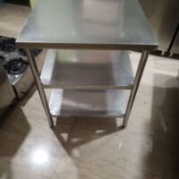 Meja stainless 3 susun  Ukuran 75x65x83