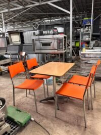 Meja kursi makan cafe Uk meja 900x60