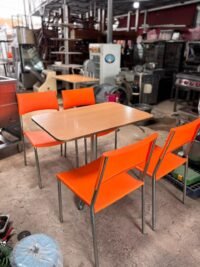 Meja kursi makan cafe Uk meja 900x60