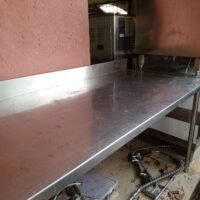 Meja stainless 1 susun becksples Ukuran 150x75x85