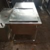 Meja stainless  2 susun ice bean Ukuran 135x70x81