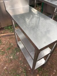 meja bumbu 3 susun stainless ukuran 35x75x85