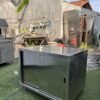 Meja kabinet stainless Ukuran 100x70x85