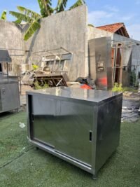 Meja kabinet stainless Ukuran 100x70x85