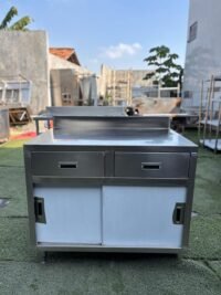 Meja kabinet meja kasir stainless