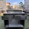 Meja kabinet meja kasir stainless