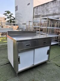 Meja kabinet meja kasir stainless