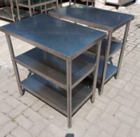 Meja Bumbu 3 Susun stainless Ukuran P 80 x L 50 x T 85 cm