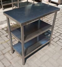 Meja Bumbu stainless 3 Susun. Ukuran P 80 x L 44 x T 85 cm