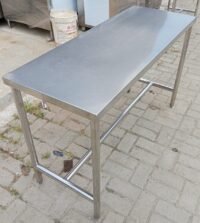 Meja stainless 1 Susun. Ukuran P 130 x L 50 x T 80 cm