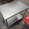 Meja stainless 2 Susun. Ukuran P 90 x L 60 x T 85 cm