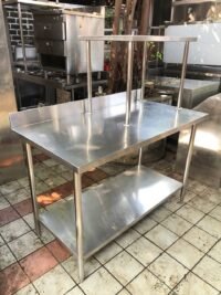 Meja 2 susun backsplash uppershelf (1 susun)  Uk 130x70x85