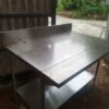 Meja  stainless 2 susun becksples Ukuran 130x93x85