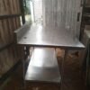 Meja  stainless 2 susun becksples Ukuran 130x93x85