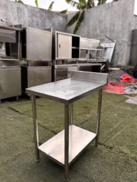 Meja stainless bumbu Ukuran 50x75x85