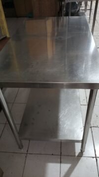 Meja stainless 2 susun ukuran 112x65x85