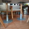 Meja kursi makan cafe Ukuran meja 120x70x75