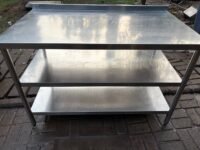 meja stailess 3 susun ukuran 130x75x85