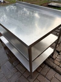 meja stailess 3 susun ukuran 130x75x85