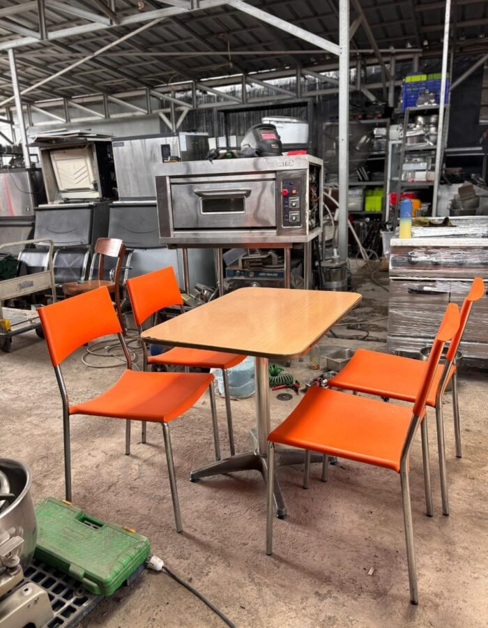 Meja kursi makan cafe Uk meja 900×60