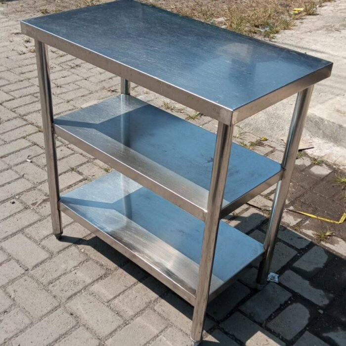 Meja Bumbu 3 Susun. Ukuran P 80 x L 44 x T 85 cm